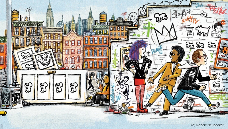 Neubecker-Haring-graffiti
