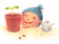 SakiTanaka_child and plant